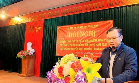 Khuyến học, khuyến tài xây dựng xã hội học tập trên quê hương Cổ Định – Tân Ninh - thị trấn Nưa