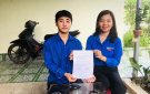 Gương sáng thanh niên thị trấn Nưa viết đơn tình nguyện lên đường nhập ngũ năm 2024